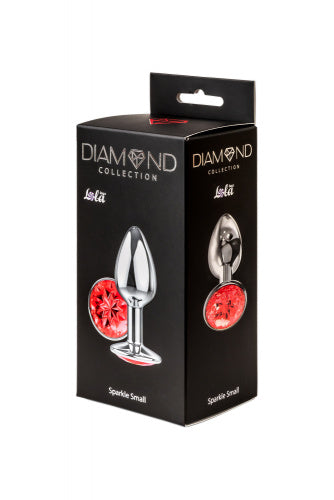 Plug en métal argenté avec diamant (Sparkle Small)