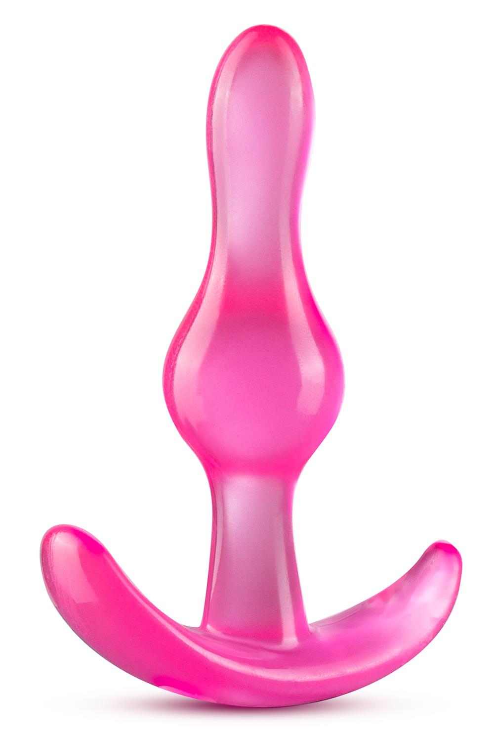 Plug anal courbé