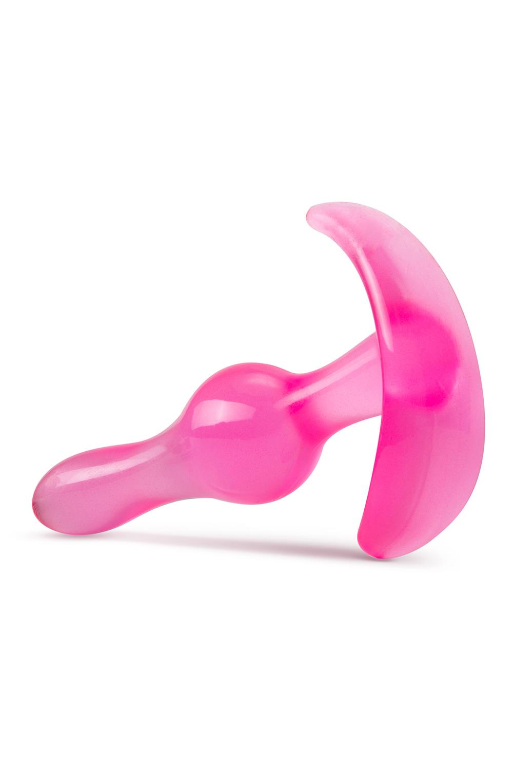 Plug anal courbé
