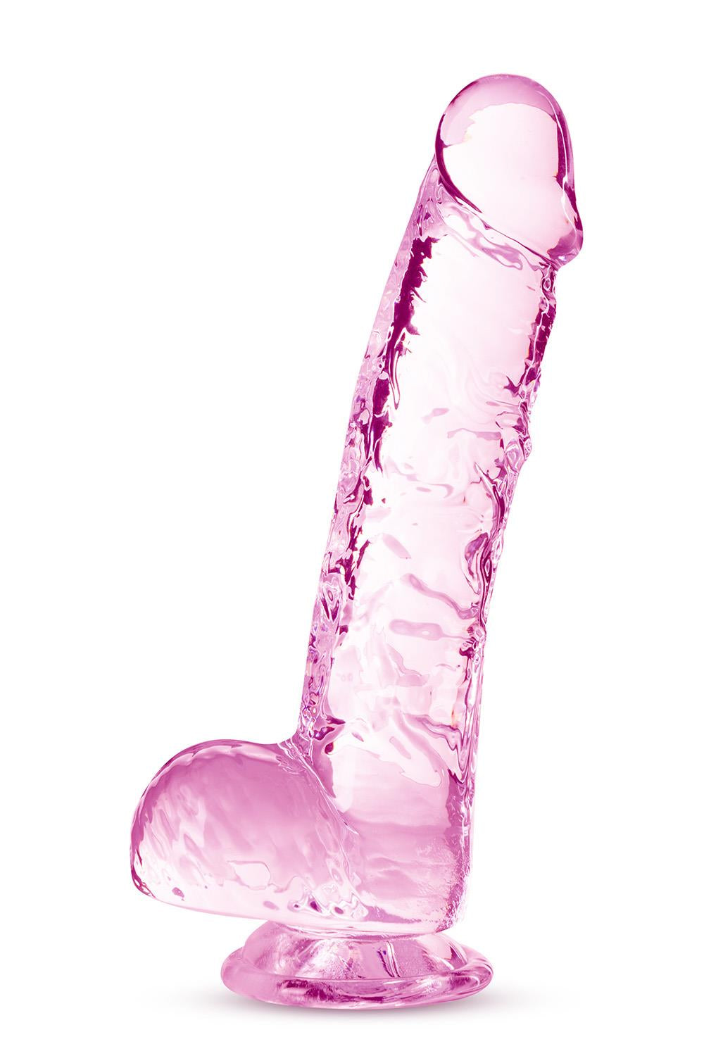 Gode ventouse réaliste (crystalline dildo)