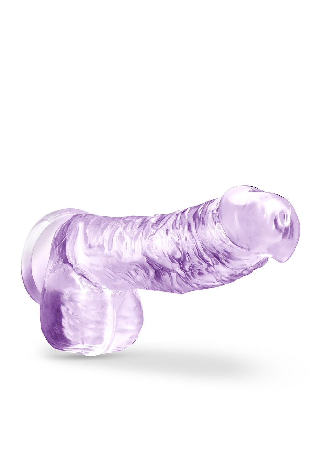 Gode ventouse réaliste (crystalline dildo)