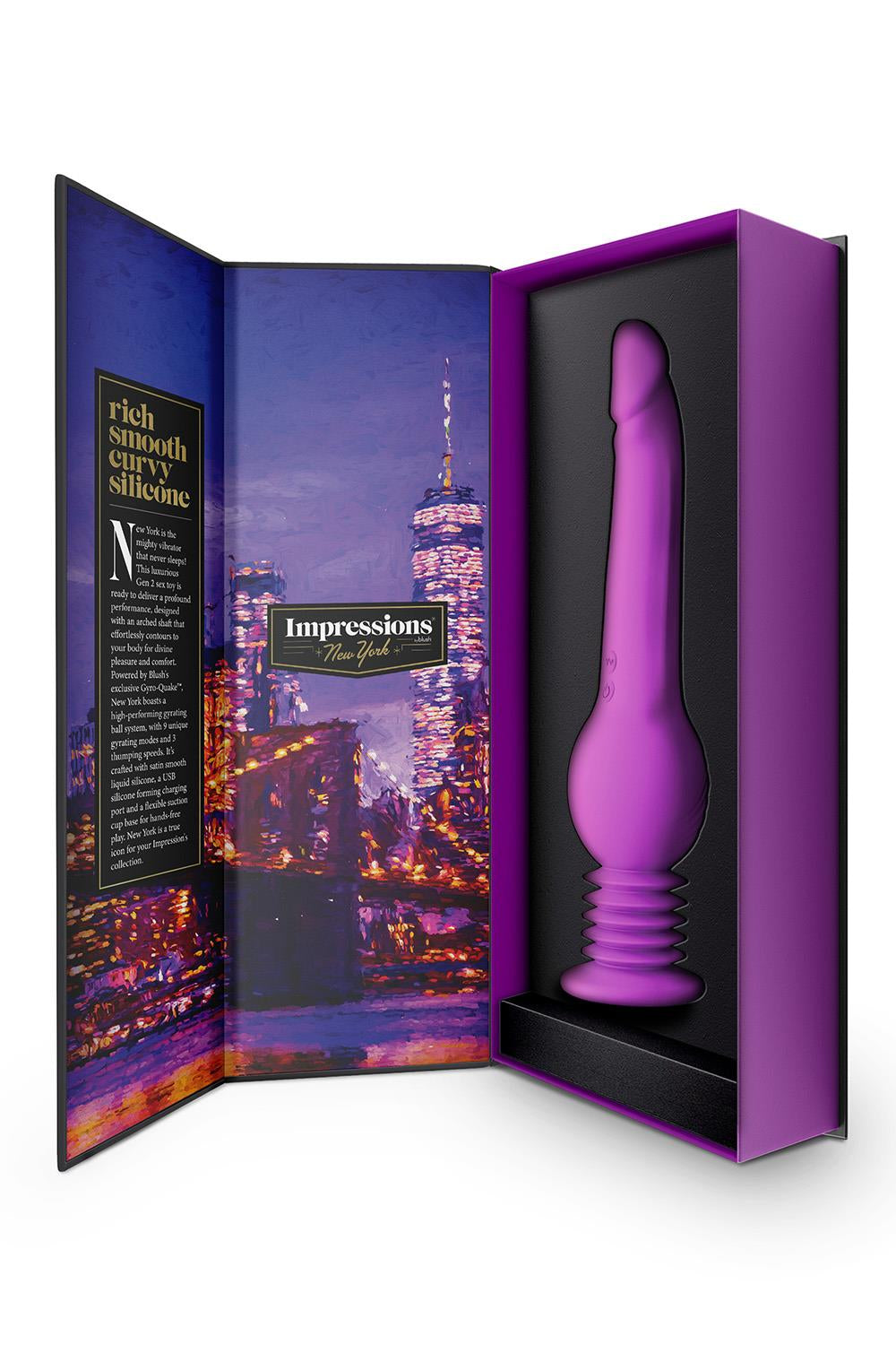 Gode ventouse vibrant (New York )