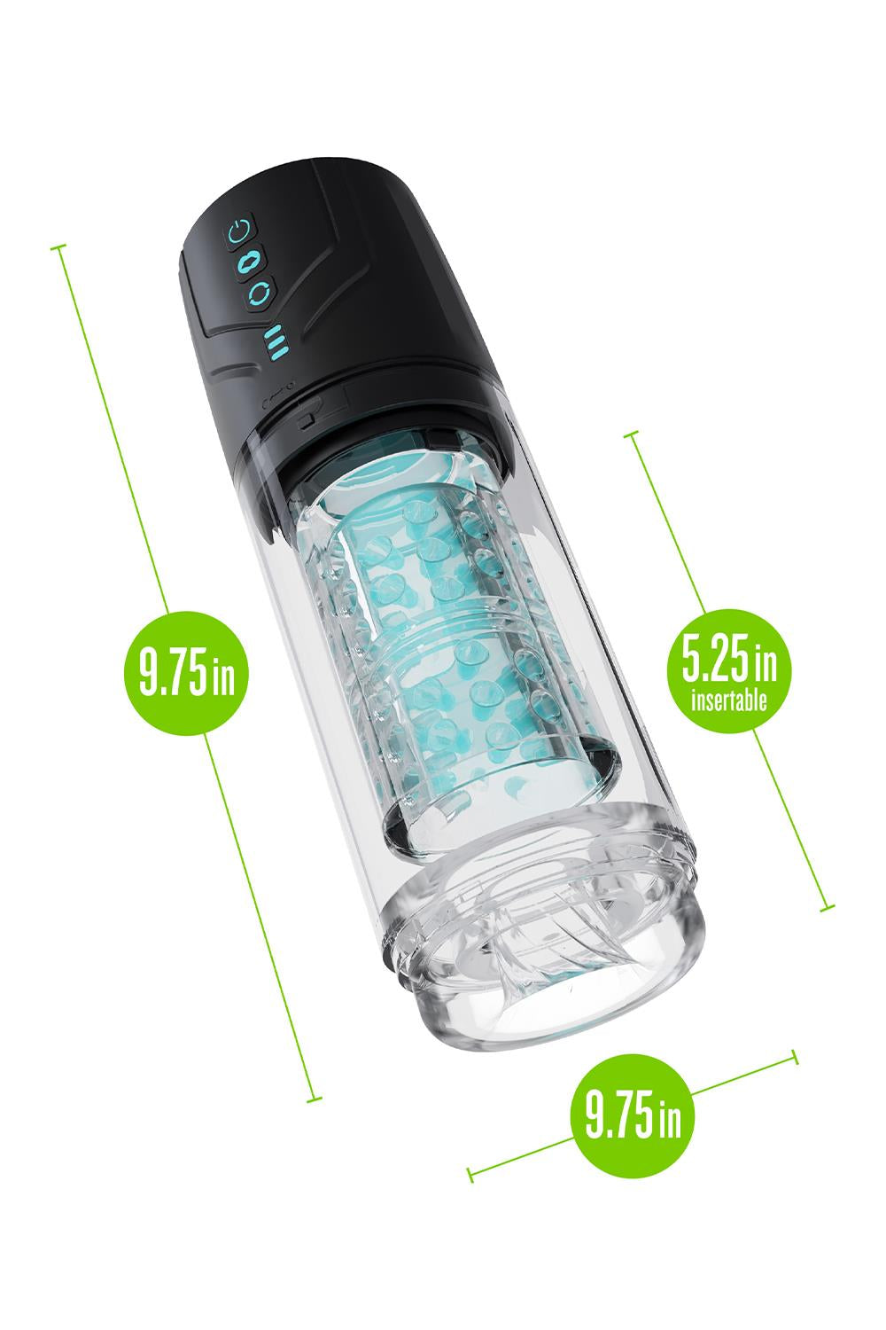 Masturbateur automatique avec rotation et succion (Whirlwind Pro)