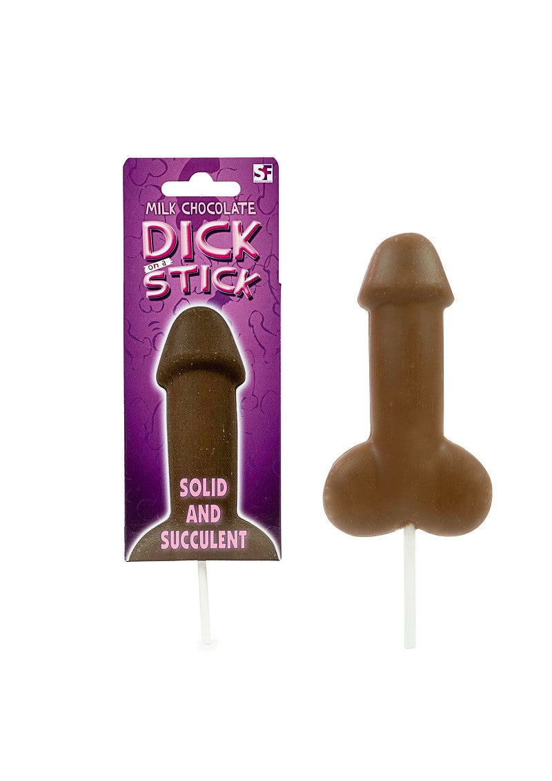 Sucette fun chocolat au lait