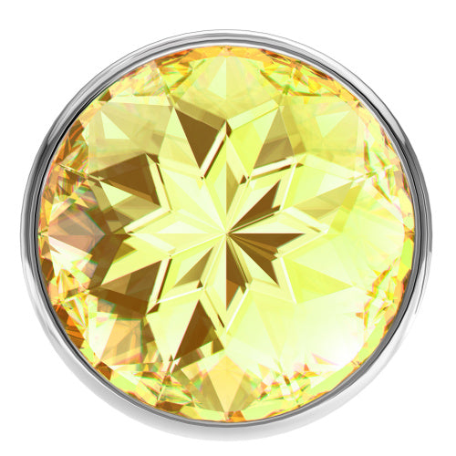 Plug en métal argenté avec diamant (Sparkle Small)