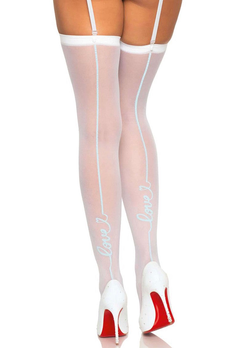 Bas True Love extra-fins couture arrière