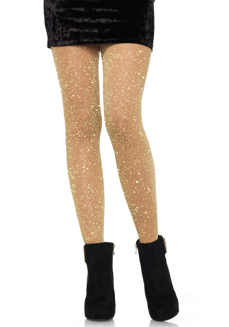 Collant lurex brillant