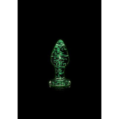 Plug en verre borosilicate fluorescent