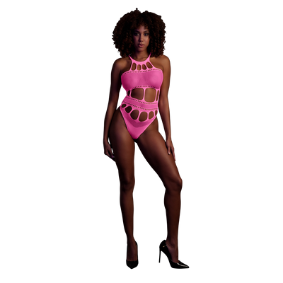Body à encolure grecque fluorescent