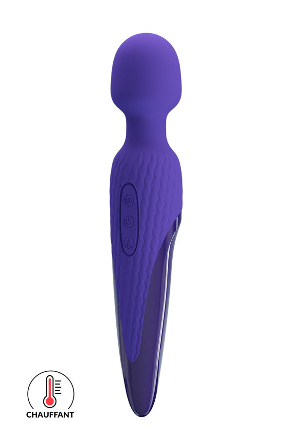 Stimulateur clitoridien vibrant et chauffant