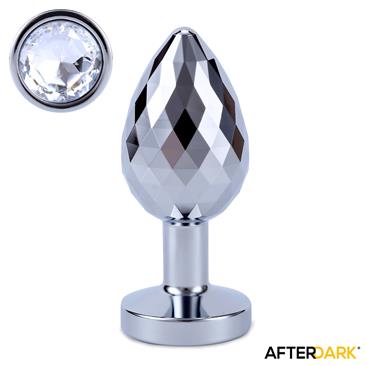Plug anal en métal avec diamant ( medium )