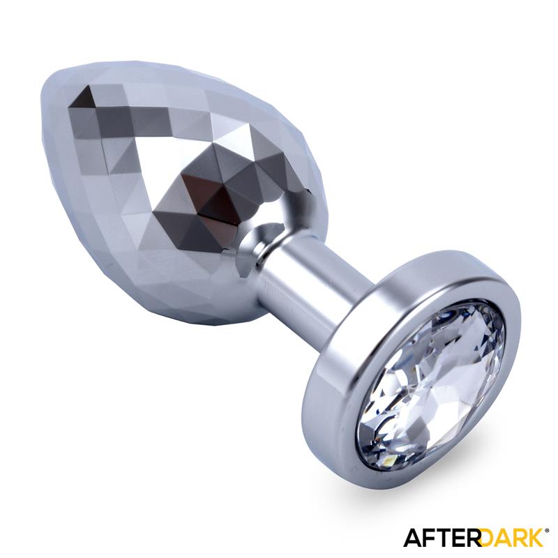 Plug anal en métal avec diamant ( medium )