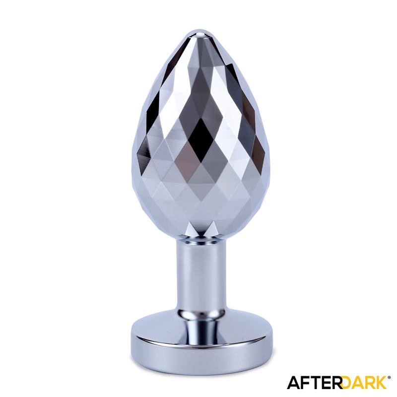 Plug anal en métal avec diamant ( medium )