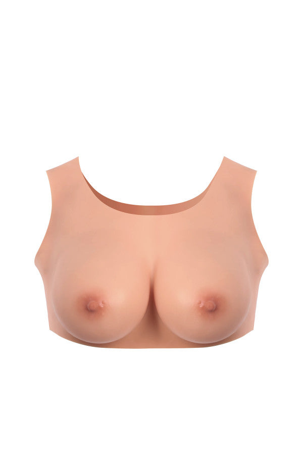 Buste seins réalistes décolleté peau claire 90D<120D / 90E<125E