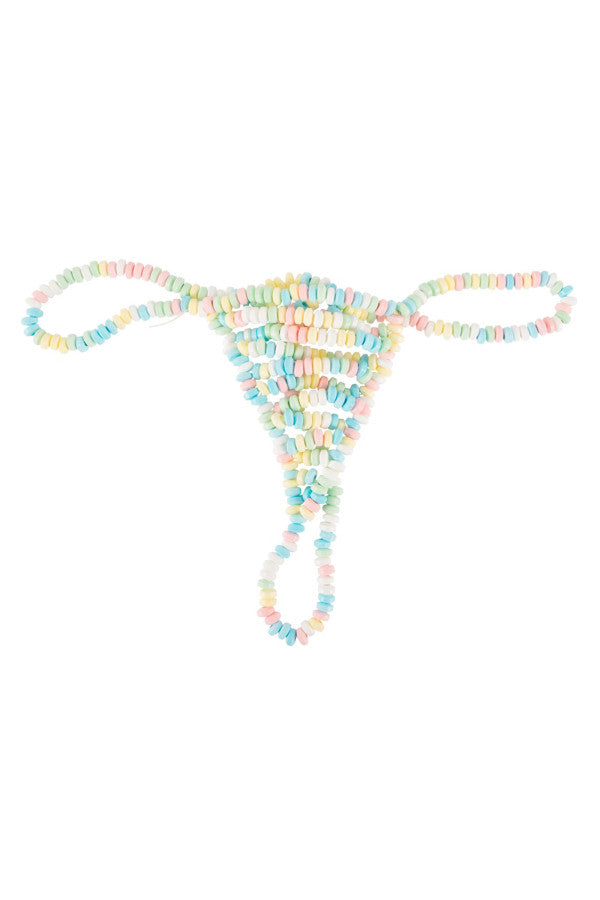 String pour femme en bonbons