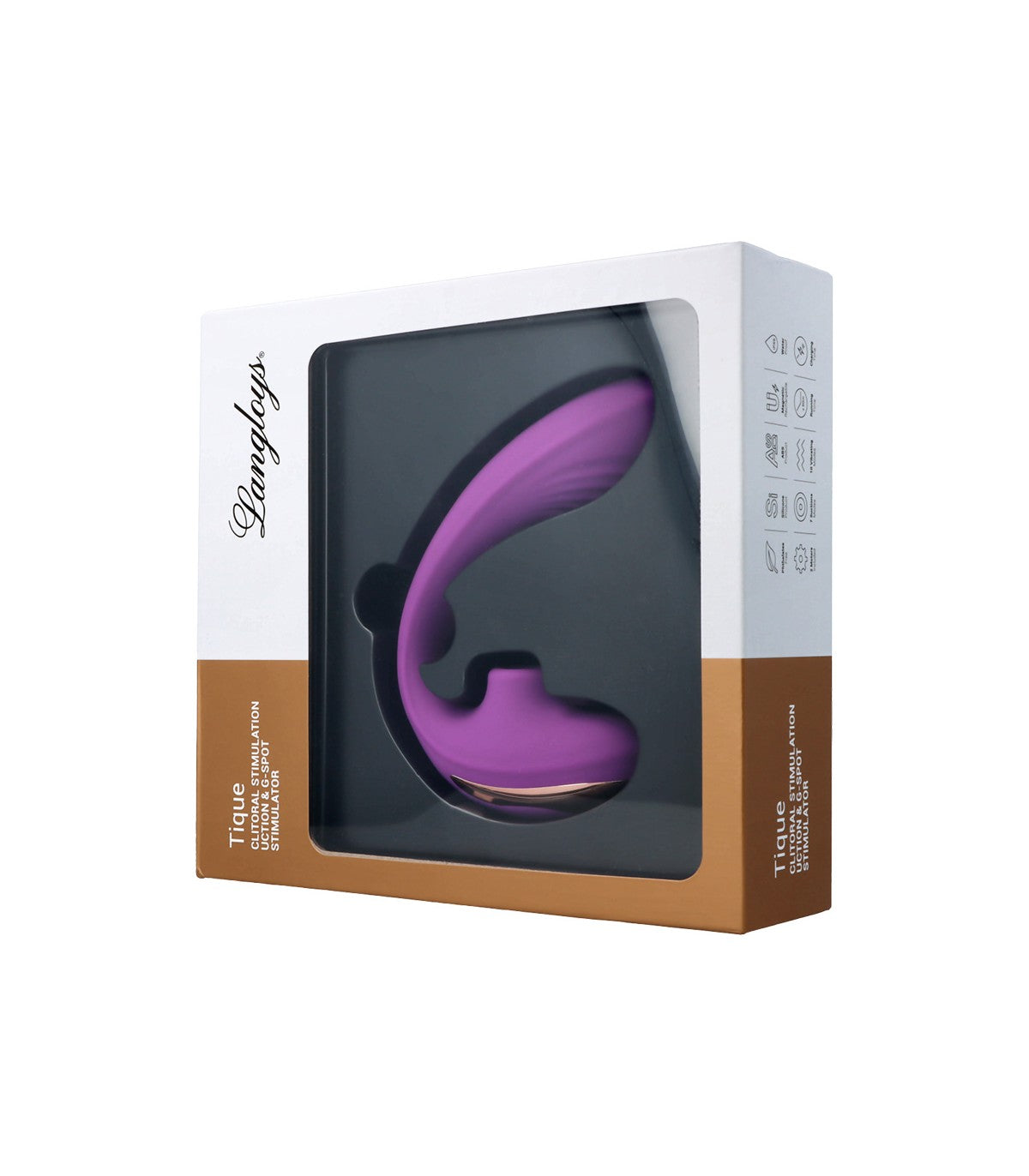 Stimulateur clitoridien et vibromasseur point G (Tique)