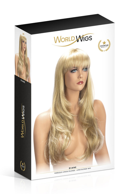 Perruque longue blonde World Wigs