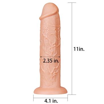 Gode ventouse long réaliste