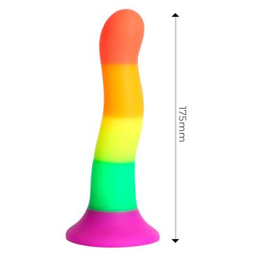 Gode ventouse ( rainbow dildo )