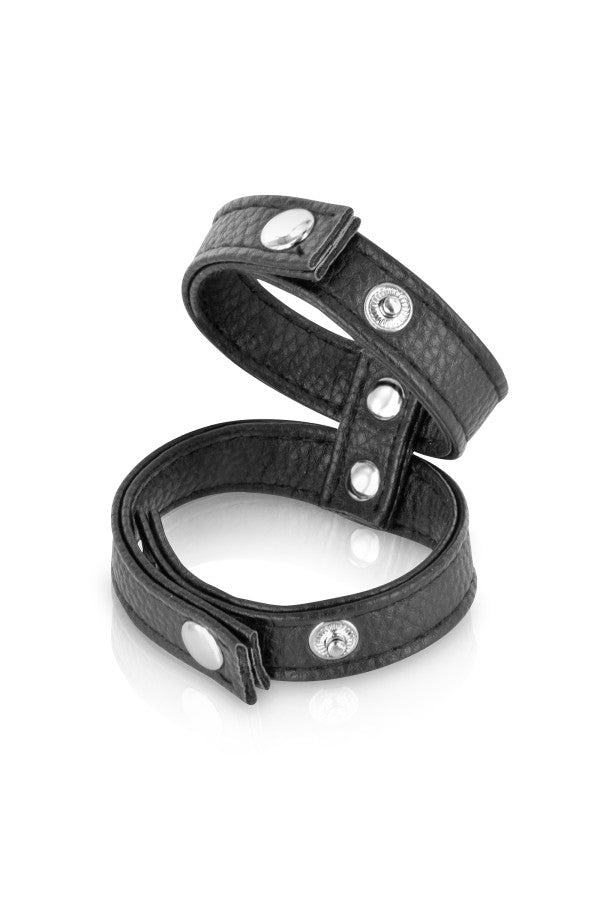 Double cockring ajustable