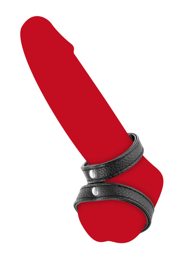 Double cockring ajustable