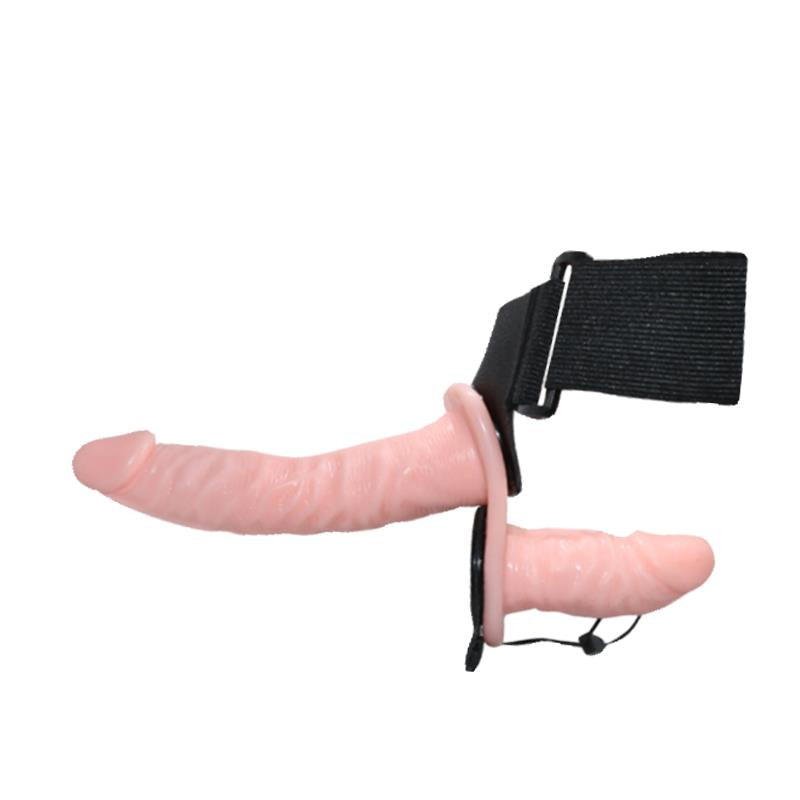 Gode ceinture double vibrant