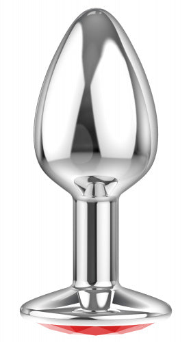 Plug en métal argenté avec diamant (Sparkle Small)