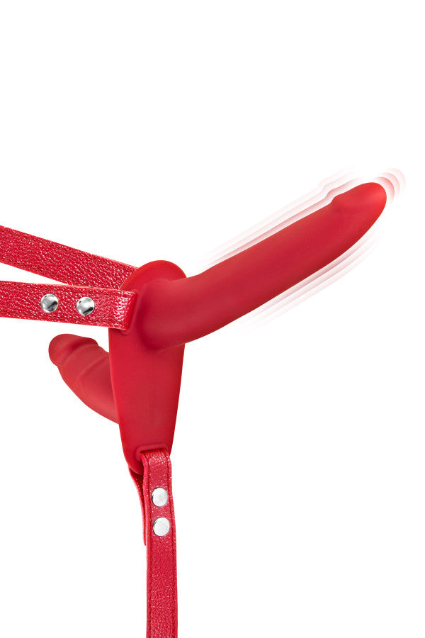 Double gode ceinture vibrant
