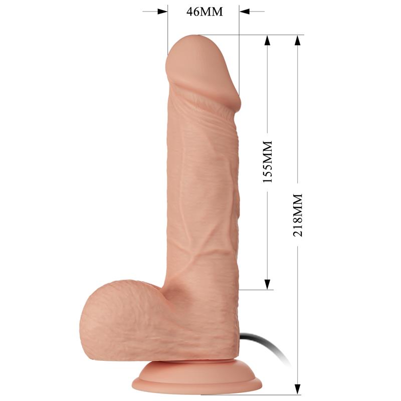 gode réaliste ventouse vibrant (BAHAMUT)