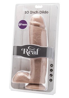 Gode réaliste vibrant avec ventouse