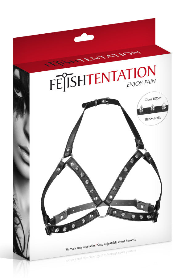 Harnais poitrine ajustable Fetish Tentation