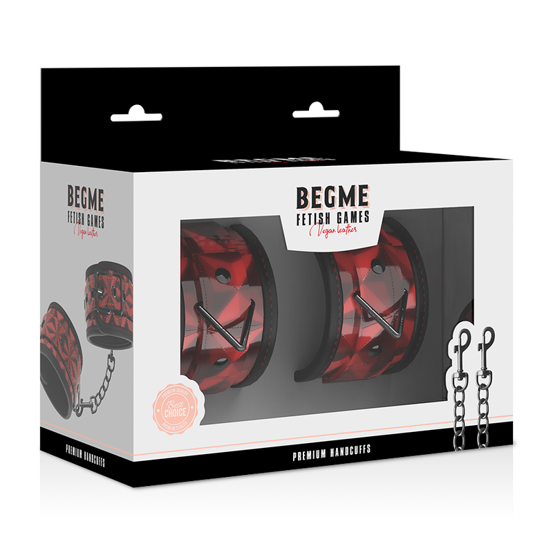 Attaches poignets ajustable en cuir vegan