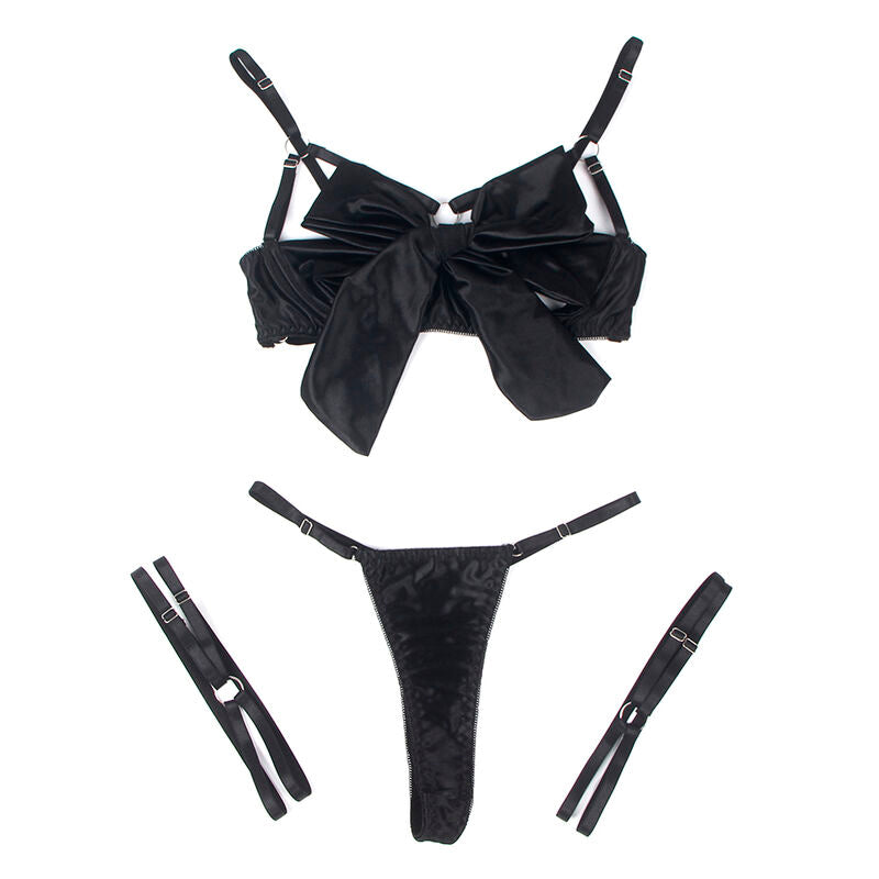 Ensemble soutien-gorge avec noeud