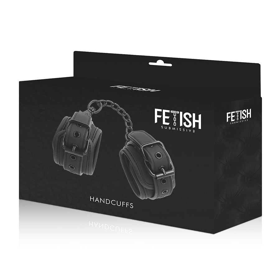 Attaches poignets ajustable en cuir vegan avec doublure néoprène