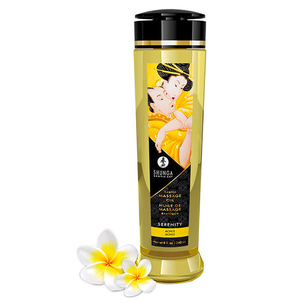 Huile de massage érotique MONOÏ (240ml) (SERENITY)
