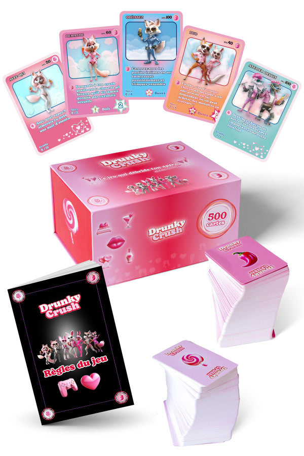Jeu pour couple spécial apéro ( Drunky Crush )