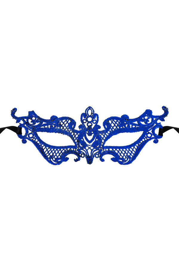 Masque bleu en dentelle (Céleste)