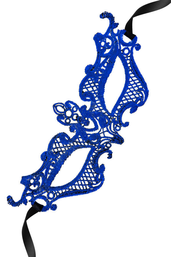 Masque bleu en dentelle (Céleste)