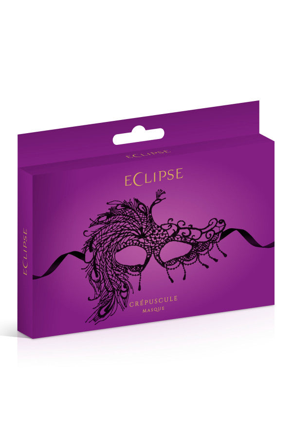 Masque noir en dentelle (crepuscule)