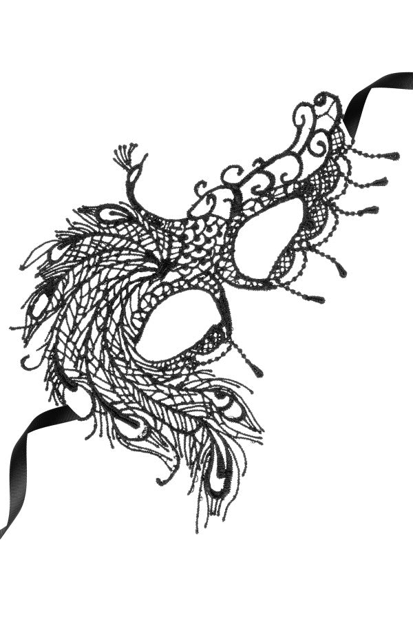 Masque noir en dentelle (crepuscule)