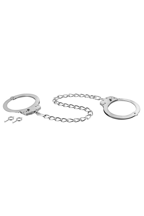 Menottes chevilles ajustable en métal