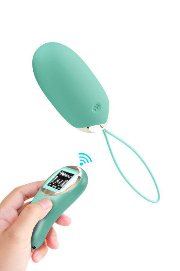 Oeuf vibrant avec télécommande sans fil à éran digital ( Mina )