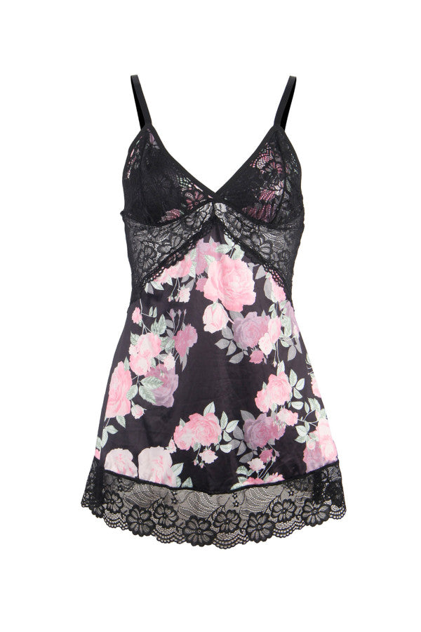 Nuisette fleurie + string