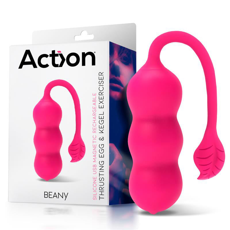 Boule de geisha Beany 2 en 1 Vibrant et vas et vient ACTION - Sweet Fantasy Toulon