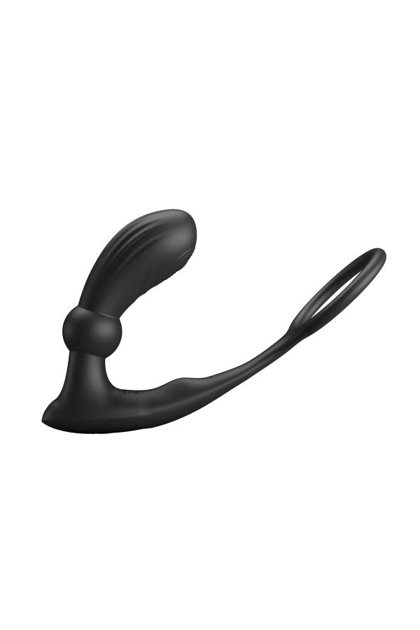 Plug anal vibrant et cockring (Warren)