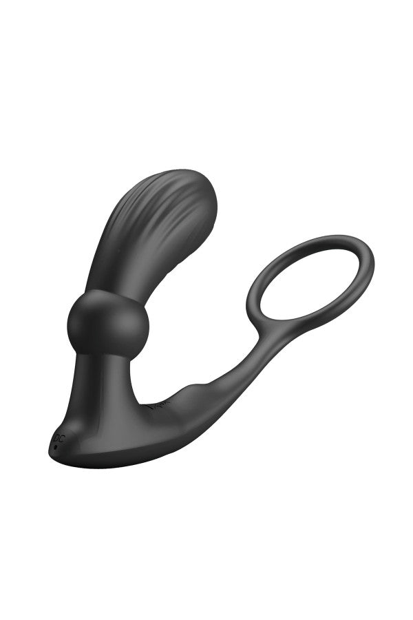 Plug anal vibrant et cockring (Warren)