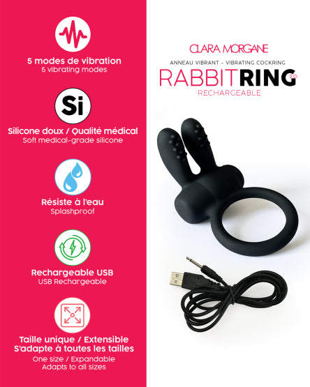Anneau vibrant rabbit ring 2.0