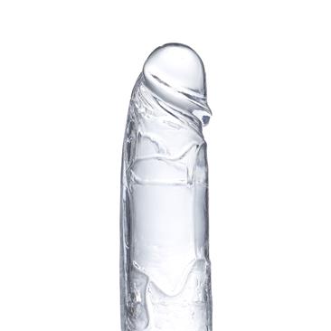 Gode ventouse transparent