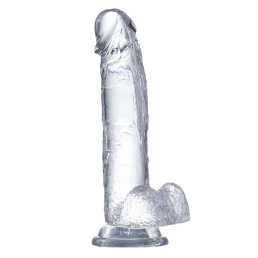 Gode ventouse transparent