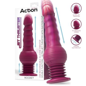 gode ventouse vibrant (ROCKET)